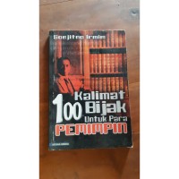 Image of 100 Kalimat Bijak Untuk Para Pemimpin