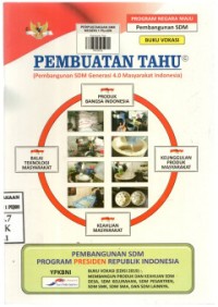 Image of Buku Vokasi: Pembuatan Tahu